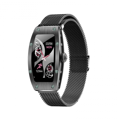Kumi K18 Svarovski smartwatch black