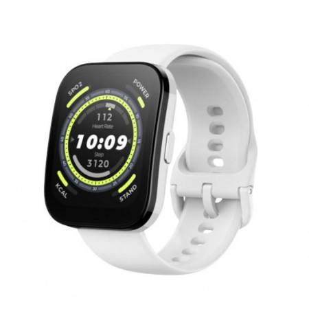 Amazfit Bip 5 4.85 cm (1.91") LCD 38 mm Digital 320 x 380 pixels Touchscreen White GPS (satellite)