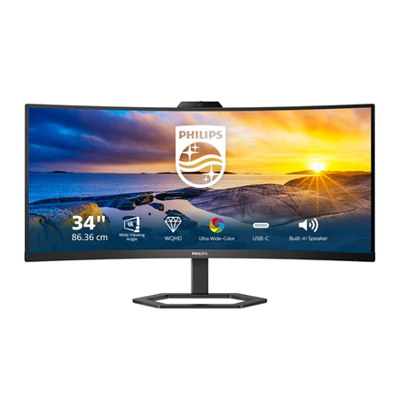 Philips Monitor with Windows Hello Webcam 34E1C5600HE