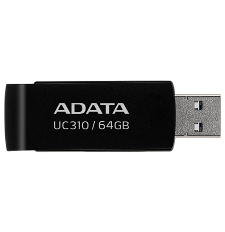 ADATA USB Flash Drive UC310 64 GB USB 3.2 Gen1 Black