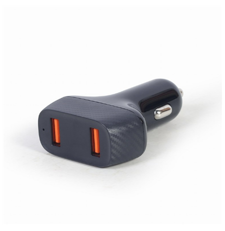 Gembird 2-port USB Car Fast Charger TA-U2QC3-CAR-01