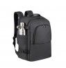 RIVACASE 8465 backpack for laptop 17.3" Tegel ECO, black, waterproof material, eco rPet, pockets for smartphone, documents,