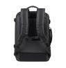 RIVACASE 8465 backpack for laptop 17.3" Tegel ECO, black, waterproof material, eco rPet, pockets for smartphone, documents,