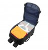 RIVACASE 8465 backpack for laptop 17.3" Tegel ECO, black, waterproof material, eco rPet, pockets for smartphone, documents,