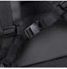 RIVACASE 8465 backpack for laptop 17.3" Tegel ECO, black, waterproof material, eco rPet, pockets for smartphone, documents,