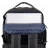RIVACASE 8465 backpack for laptop 17.3" Tegel ECO, black, waterproof material, eco rPet, pockets for smartphone, documents,