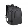 RIVACASE 8465 backpack for laptop 17.3" Tegel ECO, black, waterproof material, eco rPet, pockets for smartphone, documents,