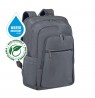 RIVACASE 7569 Laptop Backpack 17.3" Alpendorf ECO, grey, waterproof material, eco rPet, pockets for smartphone, documents,