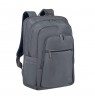 RIVACASE 7569 Laptop Backpack 17.3" Alpendorf ECO, grey, waterproof material, eco rPet, pockets for smartphone, documents,