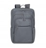 RIVACASE 7569 Laptop Backpack 17.3" Alpendorf ECO, grey, waterproof material, eco rPet, pockets for smartphone, documents,