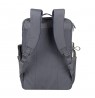 RIVACASE 7569 Laptop Backpack 17.3" Alpendorf ECO, grey, waterproof material, eco rPet, pockets for smartphone, documents,
