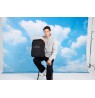 RIVACASE 7569 Laptop Backpack 17.3" Alpendorf ECO, grey, waterproof material, eco rPet, pockets for smartphone, documents,
