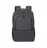 RIVACASE 8435 backpack for laptop 17.3" Tegel ECO, black, waterproof material, eco rPet, pockets for smartphone, documents,
