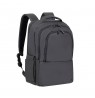 RIVACASE 8435 backpack for laptop 17.3" Tegel ECO, black, waterproof material, eco rPet, pockets for smartphone, documents,