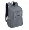 RIVACASE 7523 Alpendorf ECO 13.3-14" Laptop Backpack, grey, waterproof material, eco rPET, pockets for smartphone, documents,