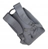 RIVACASE 7523 Alpendorf ECO 13.3-14" Laptop Backpack, grey, waterproof material, eco rPET, pockets for smartphone, documents,