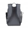 RIVACASE 7523 Alpendorf ECO 13.3-14" Laptop Backpack, grey, waterproof material, eco rPET, pockets for smartphone, documents,