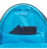 RIVACASE 7523 Alpendorf ECO 13.3-14" Laptop Backpack, grey, waterproof material, eco rPET, pockets for smartphone, documents,