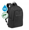 RIVACASE 7561 Laptop Backpack 15.6"-16" Alpendorf ECO, black, waterproof material, eco rPet, pockets for smartphone, documents,