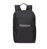 RIVACASE Alpendorf ECO 13.3"-14" laptop backpack, black, waterproof material, eco rPET, pockets for smartphone, documents,