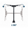Gembird Wall mount WM-55ST-01 Tilt, swivel, rotate 32-55 " Maximum weight (capacity) 32 kg Black