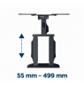 Gembird Wall mount WM-55ST-01 Tilt, swivel, rotate 32-55 " Maximum weight (capacity) 32 kg Black