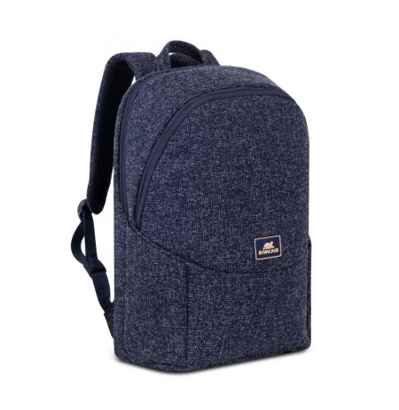 RIVACASE Anvik 15.6" laptop backpack, navy blue, 15L, waterproof fabric, pockets for 10.5" tablet, smartphone, documents,
