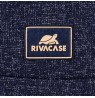 RIVACASE Anvik 15.6" laptop backpack, navy blue, 15L, waterproof fabric, pockets for 10.5" tablet, smartphone, documents,