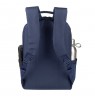 RIVACASE 7561 Laptop Backpack 15.6"-16" Alpendorf ECO, navy blue, waterproof material, eco rPet, pockets for smartphone,