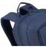 RIVACASE 7561 Laptop Backpack 15.6"-16" Alpendorf ECO, navy blue, waterproof material, eco rPet, pockets for smartphone,