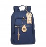 RIVACASE 7561 Laptop Backpack 15.6"-16" Alpendorf ECO, navy blue, waterproof material, eco rPet, pockets for smartphone,