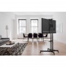 Manhattan TV & Monitor Mount, Trolley Stand, 1 screen, Screen Sizes: 37-65", Black, VESA 200x200 to 600x400mm, Max 40kg, LFD,
