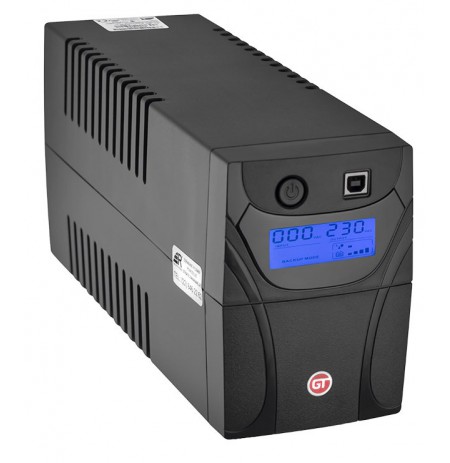 GT UPS POWERbox Line-Interactive 0.65 kVA 360 W 2 AC outlet(s)