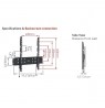 BARKAN E30.B 56" LCD, fiksuotas, sieninis, juodas