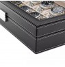 Laikrodžio saugojimo dėžutė Black wood / Velour 12