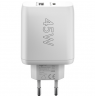 Goobay USB-C PD Dual Fast Charger (45 W) 65412 Goobay