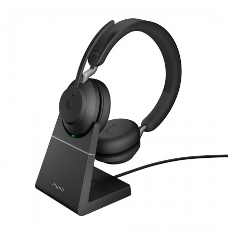 Jabra Evolve2 65 USB-A Black UC Chrg stand Stereo