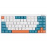 Mechanical keyboard Tracer FINA 84 White/Blue (Outemu Red Switch) TRAKLA47309