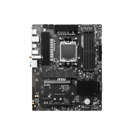 MSI | PRO B650-S WIFI | Processor family AMD | Processor socket AM5 | DDR5 | Supported hard disk drive interfaces SATA