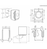 Įmontuojama skalbimo mašina-džiovyklė Electrolux EW7W368SI