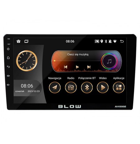 Radio BLOW AVH-9992 2DIN 9" Android/WiFi/GPS/CARPLAY