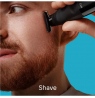 Braun | Beard Trimmer and Shaver | XT3100 | Cordless | Number of length steps 3 | Black