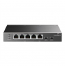TP-LINK | 5-Port Gigabit Desktop Switch with 4-Port PoE | TL-SG1005P-PD | Unmanaged | Desktop/Wall mountable