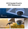 TP-LINK | Full-Color Network Camera | VIGI C250 | Dome | 5 MP | 2.8mm | IP67, IK10 | H.265+/H.265/H.264+/H.264