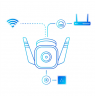 TP-LINK | Outdoor Security Wi-Fi Camera | TC65 | Bullet | 3 MP | 3.89 mm/F2.2 | H.264 | Micro SD, Max. 128GB