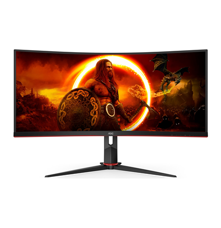AOC | CU34G2XP/BK | 34 " | VA | 3440 x 1440 pixels | 21:9 | 1 ms | Black | HDMI ports quantity 2 | 180 Hz