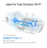 TP-LINK | AX3000 Outdoor Whole Home Mesh WiFi 6 Unit | Deco X50-Outdoor | 802.11ax | 10
