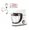 TEFAL | Masterchef Gourmet Food Processor | QB51K138 | 1100 W | Number of speeds 8 | Bowl capacity 4.6 L | White