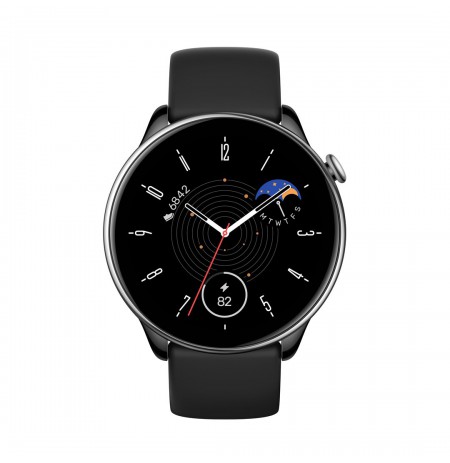 Amazfit GTR Mini 3.25 cm (1.28") AMOLED 42 mm Digital 416 x 416 pixels Touchscreen Black, Silver GPS (satellite)