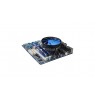 DeepCool Gamma Archer Processor Air cooler 12 cm Aluminium, Black, Blue 1 pc(s)